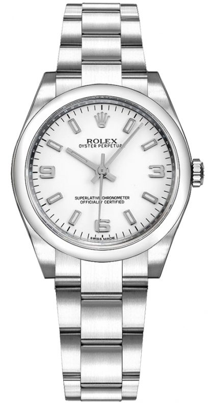 replique Montre Automatique Rolex Oyster Perpetual 31 Cadran Blanc 177200