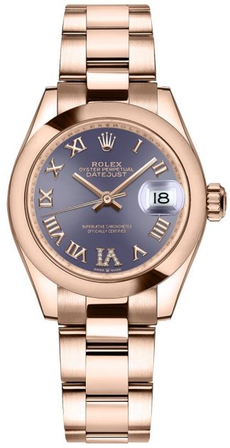 replique Montre Femme Rolex Datejust 31 Aubergine Cadran Violet 278245