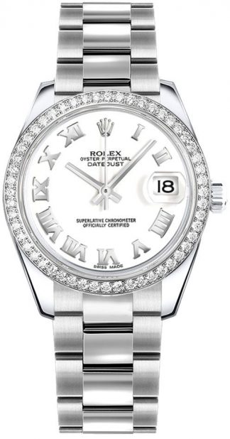 replique Montre Femme Rolex Datejust 31 Cadran Blanc Oyster Bracelet 178384