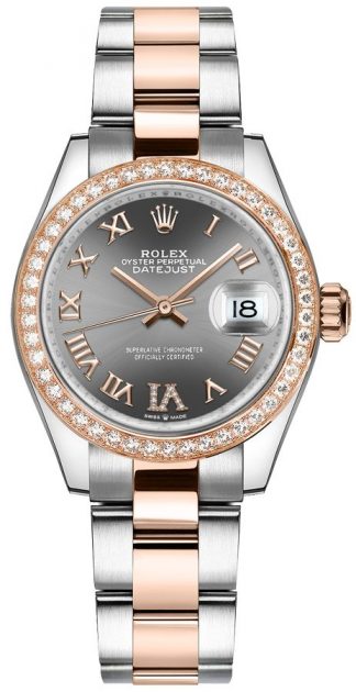 replique Montre Femme Rolex Datejust 31 Cadran Rhodium Diamant VI 278381RBR