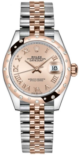 replique Montre Femme Rolex Datejust 31 Cadran Rose Jubilee Bracelet 278341RBR