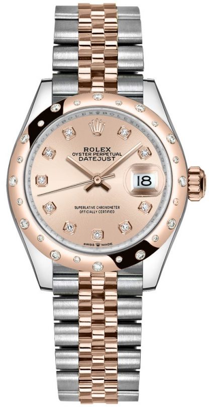 replique Montre Femme Rolex Datejust 31 Diamond Hour Markers 278341RBR