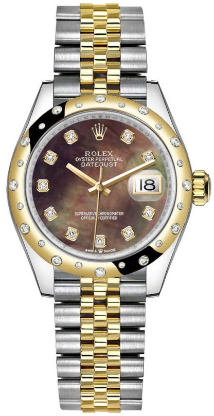 replique Montre Femme Rolex Datejust 31 Diamond Hour Markers 278343RBR