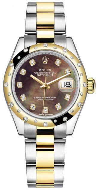 replique Montre Femme Rolex Datejust 31 Diamond Hour Markers 278343RBR