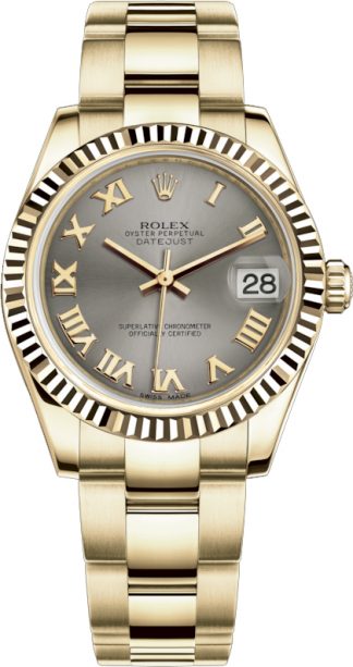 replique Montre Femme Rolex Datejust 31 Gold Automatic 178278