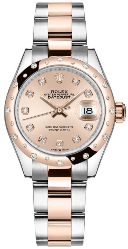 replique Montre Femme Rolex Datejust 31 Rose Cadran Rose Diamants 278341RBR