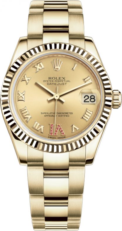 replique Montre Femme Rolex Datejust 31 Solid Yellow Gold 178278