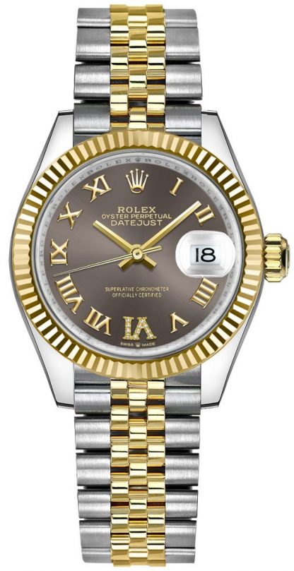 replique Montre Femme Rolex Datejust 31mm Chiffres Romains 278273