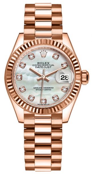 replique Montre Femme Rolex Lady-Datejust 28 Nacre 279175