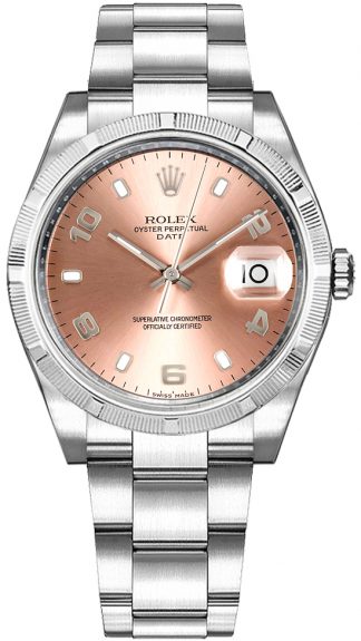 replique Montre Femme Rolex Oyster Perpetual Date 34 Rose 115210