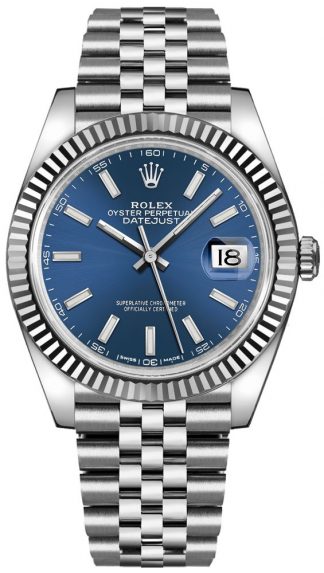 replique Montre Homme Rolex Datejust 41 Cadran Bleu 126334