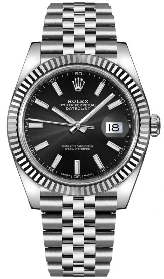 replique Montre Homme Rolex Datejust 41 Cadran Noir 126334