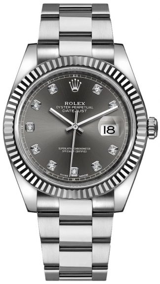 replique Montre Homme Rolex Datejust 41 Diamond Dial 126334