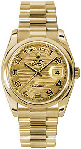 replique Montre Homme Rolex Day-Date 36 Luxury Solid Gold 118208