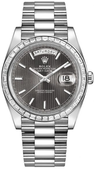 replique Montre Homme Rolex Day-Date 40 Diamond Bezel 228396TBR