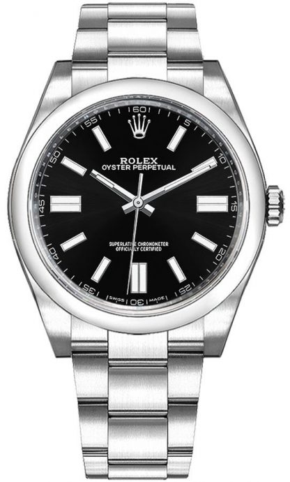 replique Montre Homme Rolex Oyster Perpetual 36 Cadran Noir 116000