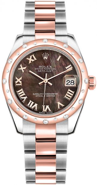 replique Montre Rolex Datejust 31 cadran nacre noire 178341