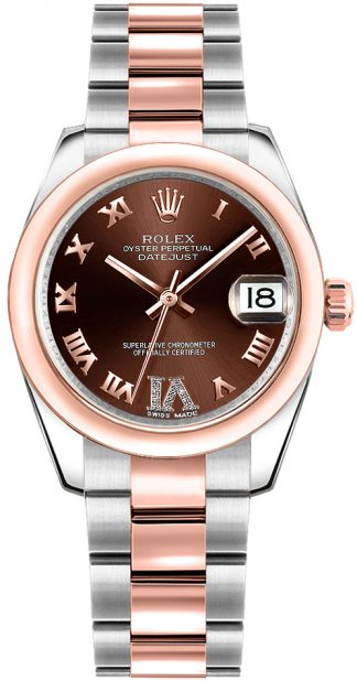 replique Montre Rolex Datejust 31 en acier et or rose 178241