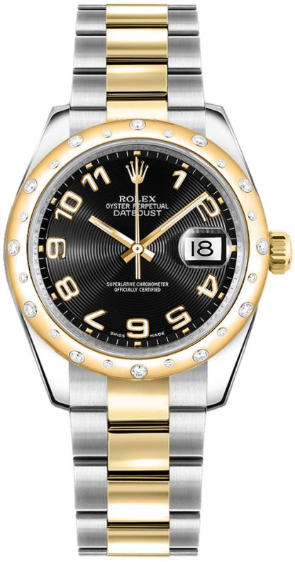 replique Montre Rolex Datejust 31 en or jaune et acier 178343