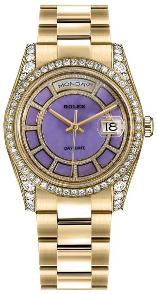 replique Montre Rolex Day-Date 36 Lavender Dial 118388