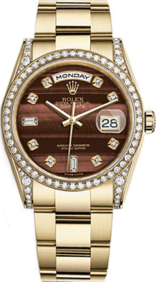 replique Montre Rolex Day-Date 36 diamants en or 118388