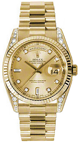 replique Montre Rolex Day-Date 36 en or 118338