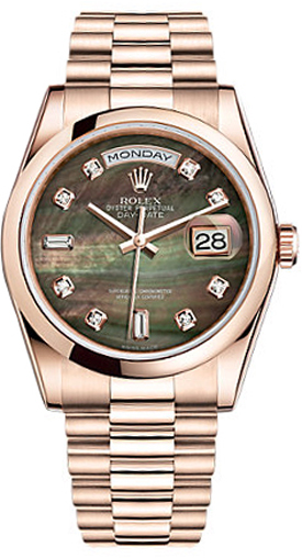 replique Montre Rolex Day-Date 36 en or massif 118205