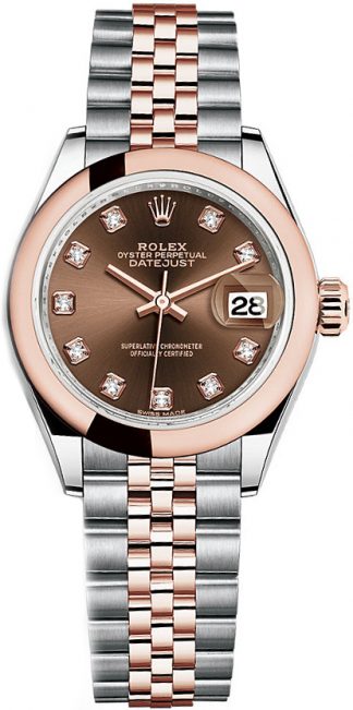 replique Montre Rolex Lady-Datejust 28 Diamond Dial 279161