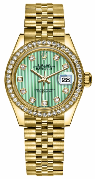 replique Montre Rolex Lady-Datejust 28 en or 279138RBR