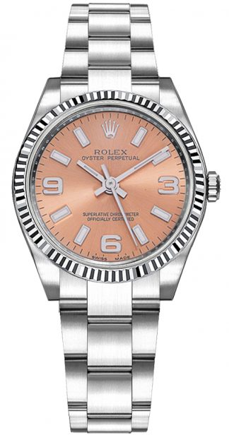 replique Montre Rolex Oyster Perpetual 31 à cadran rose 177234