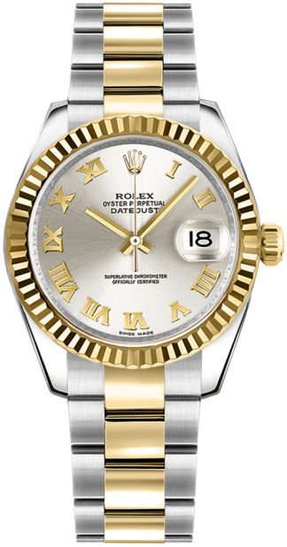 replique Montre bracelet Rolex Datejust 31 automatique pour femme Oyster 178273