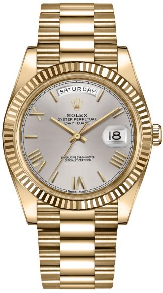 replique Montre-bracelet Rolex Day-Date 40 en or massif 228238