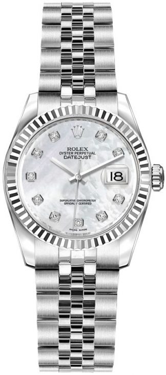 replique Montre de vadrouille pour femme Rolex Lady-Datejust 26 179174