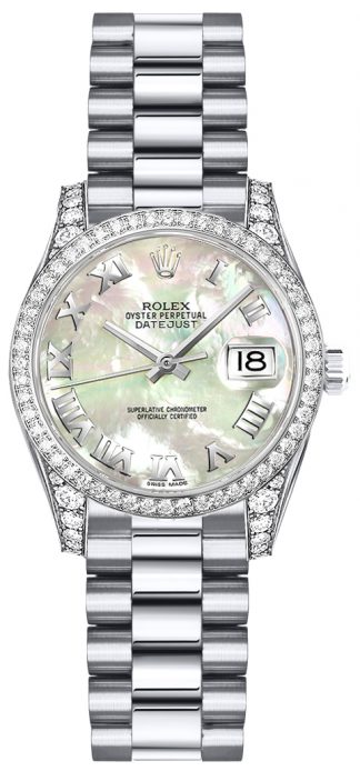 replique Montre en or pour femme Rolex Lady-Datejust 26 179159