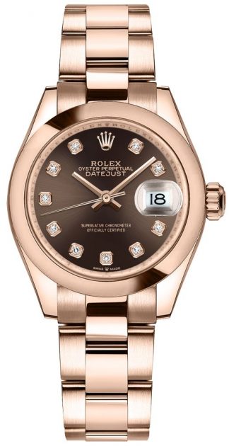 replique Montre femme Rolex Datejust 31 cadran chocolat 278245