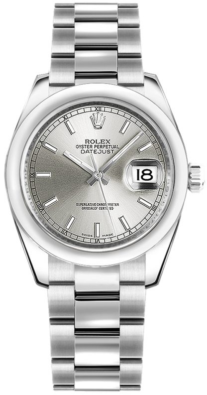 replique Montre femme cadran argenté Rolex Datejust 31 178240