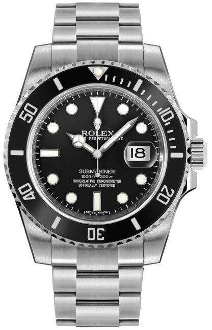 replique Montre homme Rolex Submariner Date cadran noir 116610LN