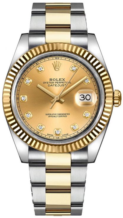 replique Montre pour homme Rolex Datejust 41 Diamond 126333