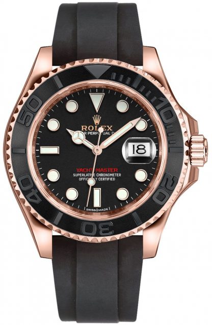 replique Montre pour homme Rolex Yacht-Master 40 Everose en or 116655