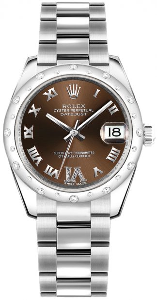 replique Rolex Datejust 31 Bronze Dial Watch 178344