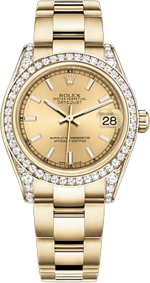 replique Rolex Datejust 31 Diamond Bezel Watch 178158