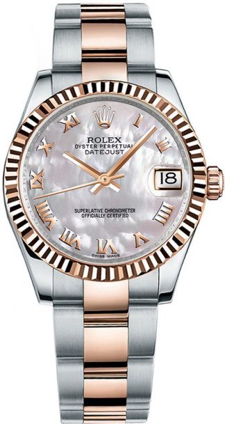 replique Rolex Datejust 31 Fluted Bezel Women's Watch 178271