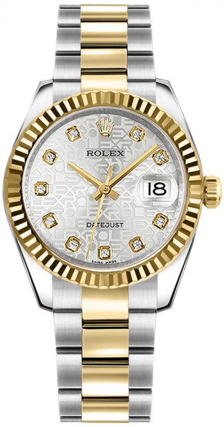 replique Rolex Datejust 31 Luxury Jubilee Diamond Watch 178273