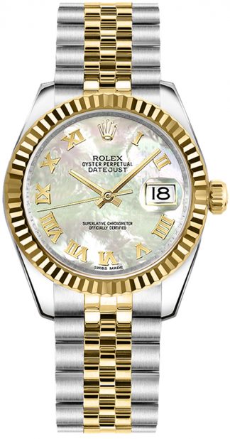 replique Rolex Datejust 31 Mother of Pearl Dial Watch 178273