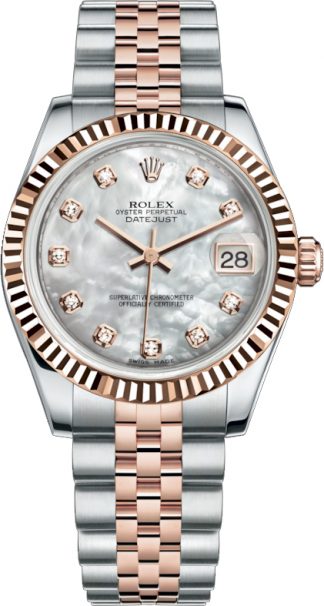 replique Rolex Datejust 31 Mother of Pearl Jubilee Bracelet Watch 178271