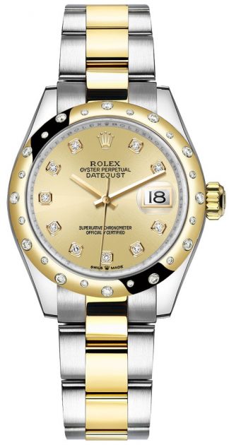 replique Rolex Datejust 31 Oyster Bracelet Diamonds Montre Femme 278343RBR