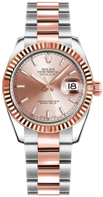 replique Rolex Datejust 31 Pink Dial Watch 178271