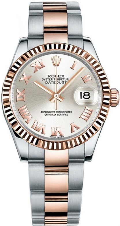 replique Rolex Datejust 31 Silver Dial Oyster Bracelet Watch 178271