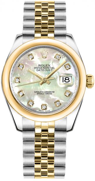 replique Rolex Datejust 31 nacre montre cadran diamant 178243