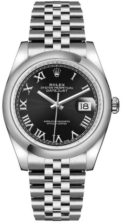 replique Rolex Datejust 36 cadran noir Montre de luxe 116200